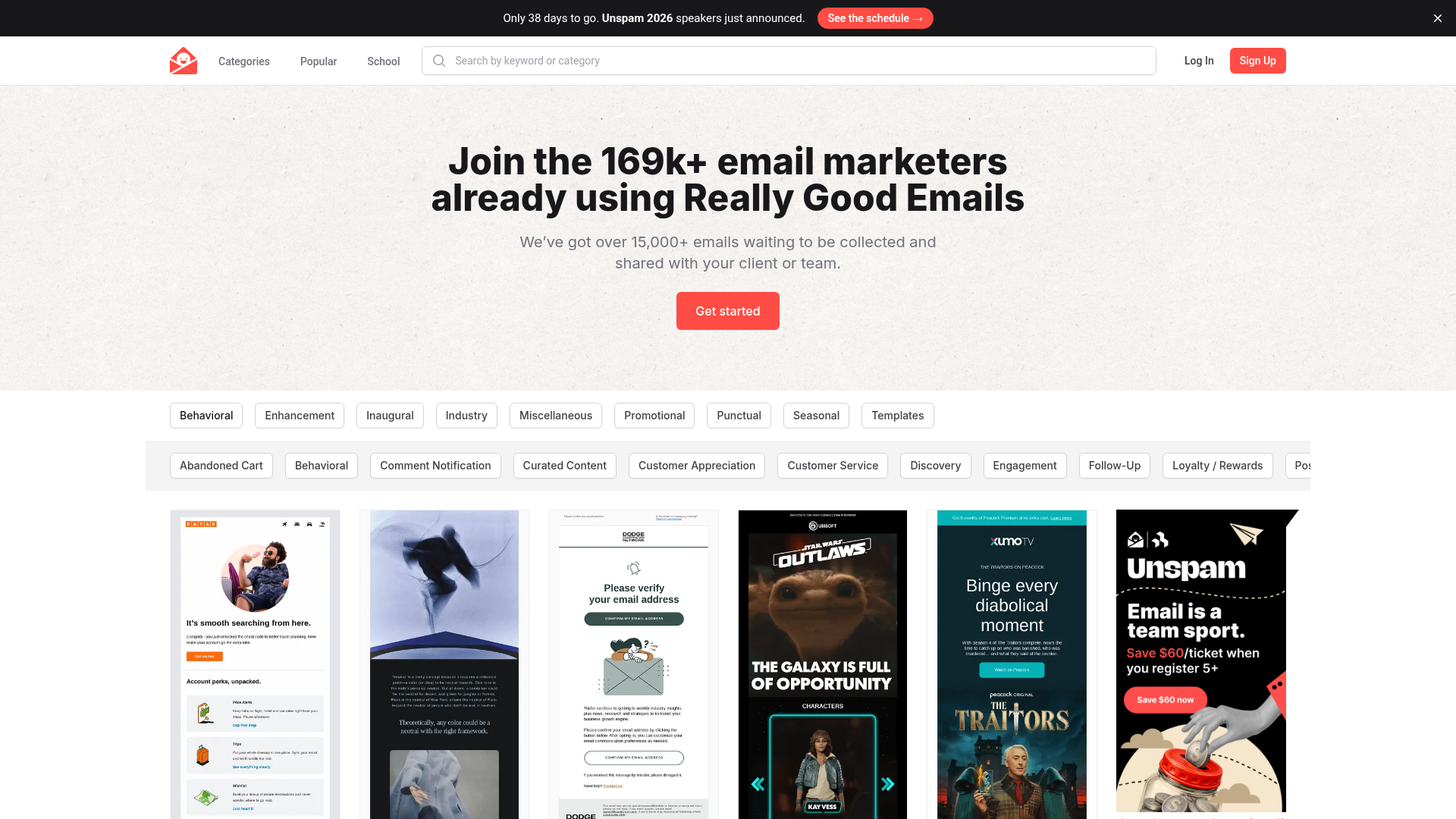 Really Good Emails screenshot