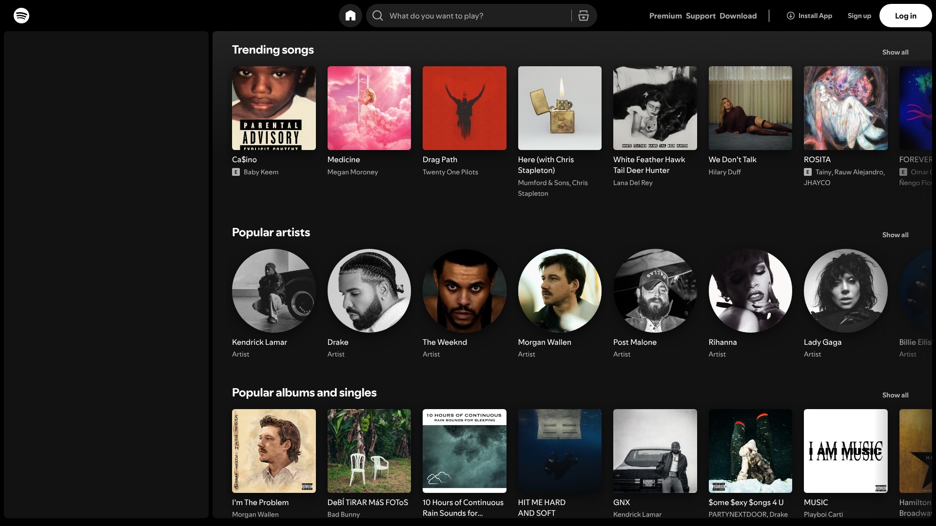 Spotify screenshot
