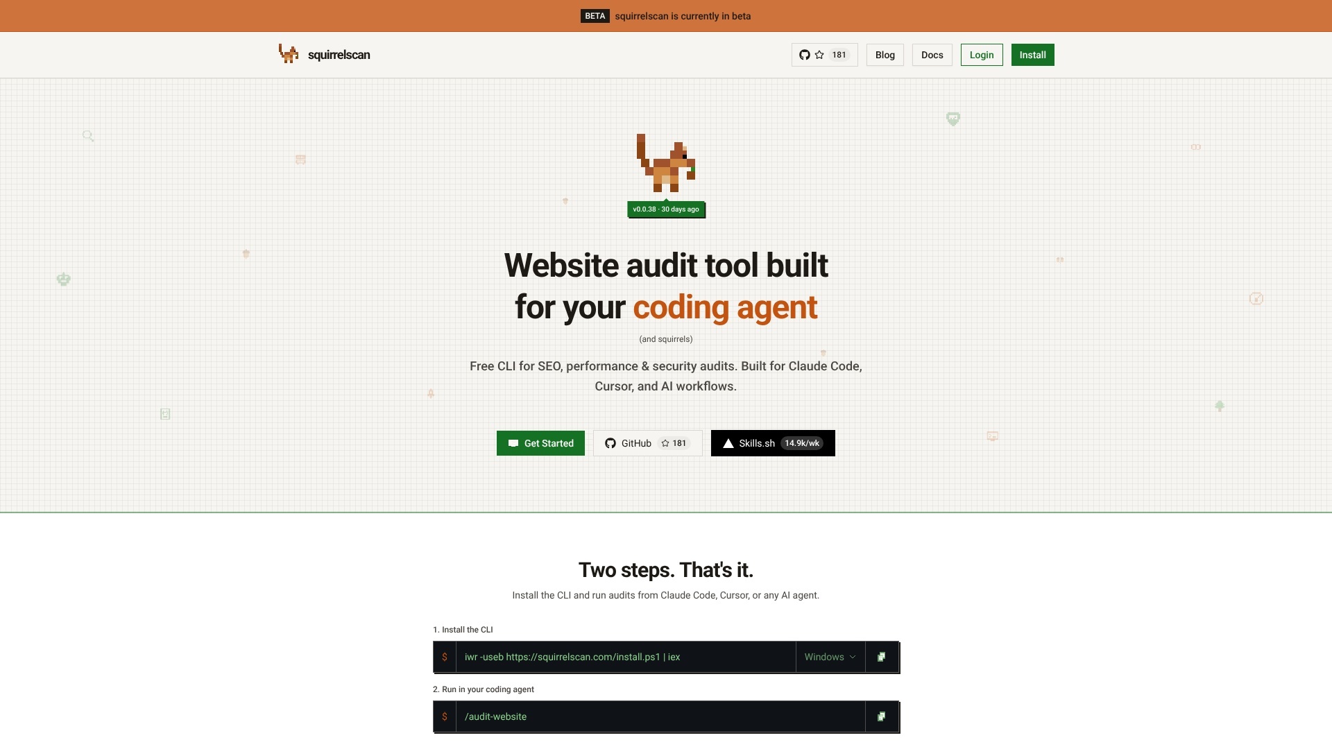 squirrelscan screenshot